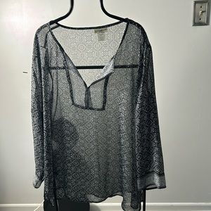 TravelSmith Sheer Top